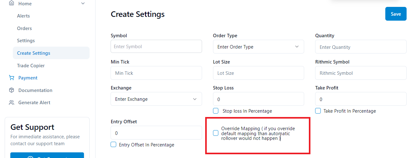 Connect Tradingview to Rithmic