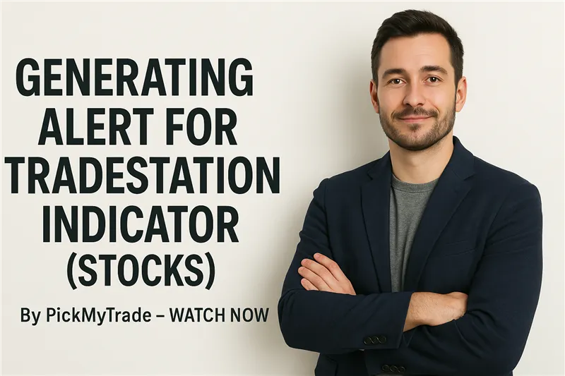 TradeStation indicator alert generation for stocks tutorial