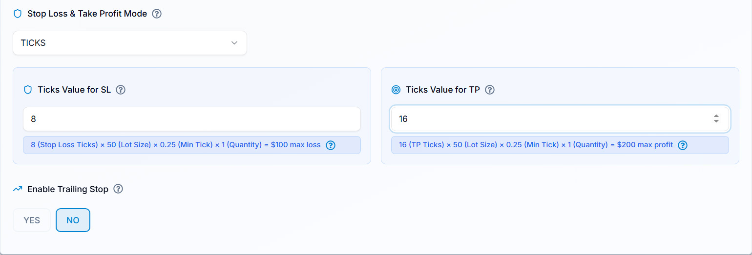 Observed tick calculation for an unsaved documentation draft; displayed maximum labels do not guarantee results