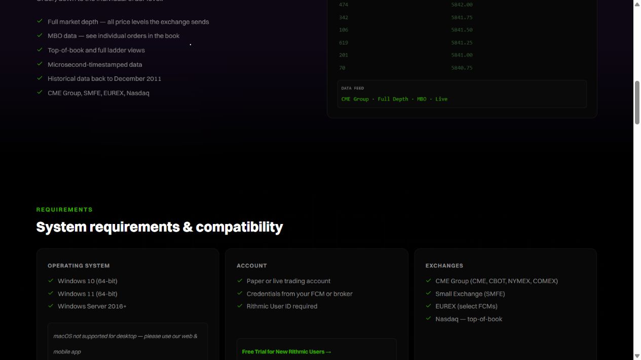 Official Windows system-requirements reference.